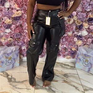 High Waist multi pocket pants